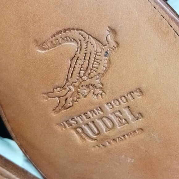 Rudel NWT Blue Men Cowboy Boots. - Picture 9 of 11